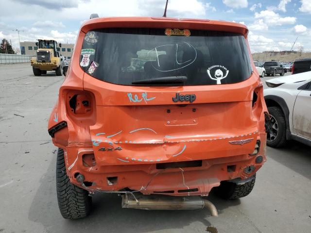 ZACCJBCT4GPD89340 - 2016 JEEP RENEGADE TRAILHAWK ORANGE photo 6