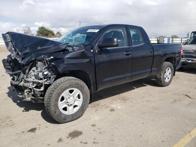 5TFUM5F18HX074174 - 2017 TOYOTA TUNDRA DOUBLE CAB SR/SR5 BLACK photo 1