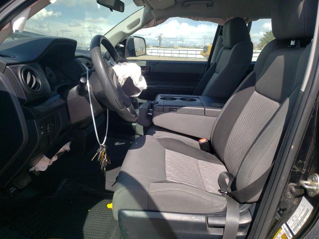 5TFUM5F18HX074174 - 2017 TOYOTA TUNDRA DOUBLE CAB SR/SR5 BLACK photo 7