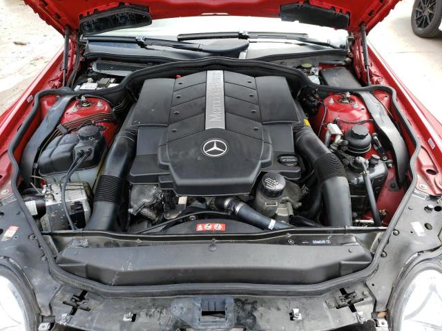 WDBSK75F65F093330 - 2005 MERCEDES-BENZ SL 500 RED photo 11