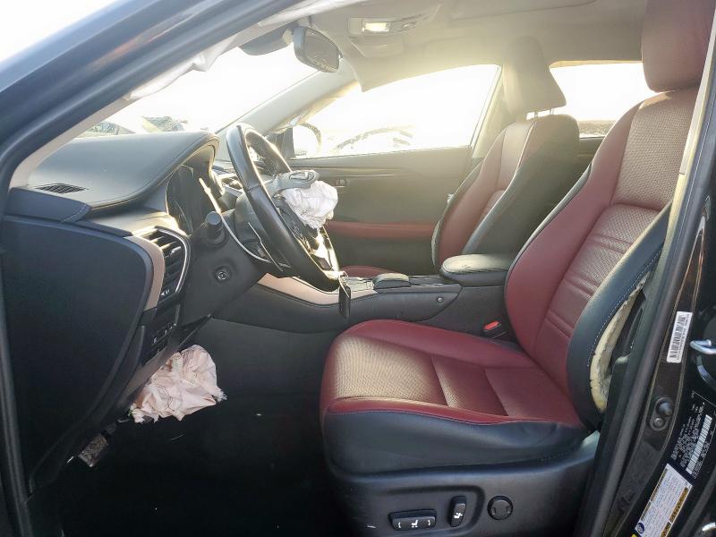 JTJGARBZ2M2187826 - 2021 LEXUS NX 300 BASE შავი ფოტო 7