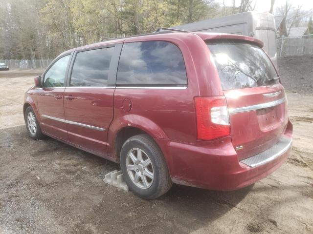 2A4RR5DG2BR729380 - 2011 CHRYSLER TOWN & COU TOURING წითელი ფოტო 2