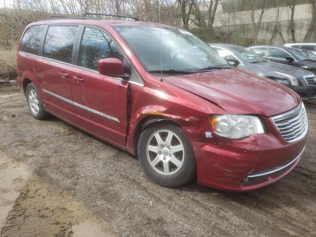 2A4RR5DG2BR729380 - 2011 CHRYSLER TOWN & COU TOURING წითელი ფოტო 4