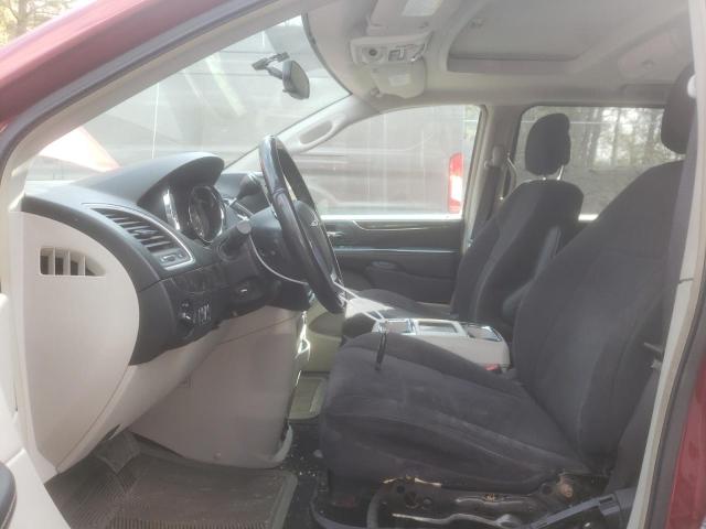 2A4RR5DG2BR729380 - 2011 CHRYSLER TOWN & COU TOURING წითელი ფოტო 7