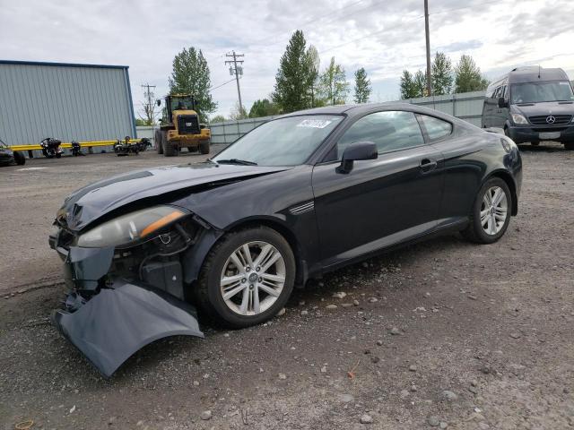 KMHHM66D38U264267 - 2008 HYUNDAI TIBURON GS BLACK photo 1