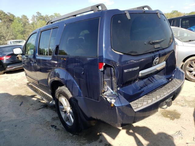5N1AR1NB6BC604496 - 2011 NISSAN PATHFINDER S BLUE photo 2