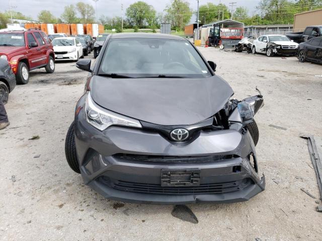 JTNKHMBX8K1039558 - 2019 TOYOTA C-HR XLE GRAY photo 5