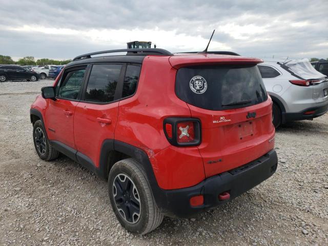 ZACCJBCT2GPD83990 - 2016 JEEP RENEGADE TRAILHAWK RED photo 2