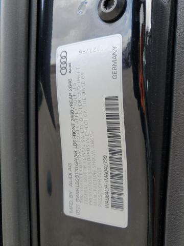 WAUB4CF51MA042739 - 2021 AUDI S5 PRESTIGE 黑色 照片 12