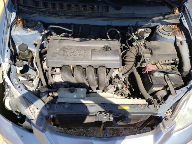 2T1KR32E64C220117 - 2004 TOYOTA MATRIX XR BLUE photo 12