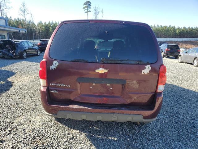 1GNDU23W17D178740 - 2007 CHEVROLET UPLANDER LS BURGUNDY photo 6
