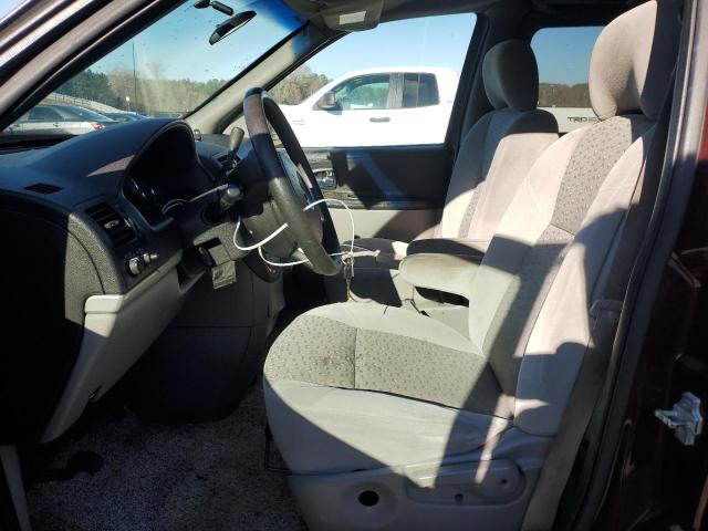 1GNDU23W17D178740 - 2007 CHEVROLET UPLANDER LS BURGUNDY photo 7