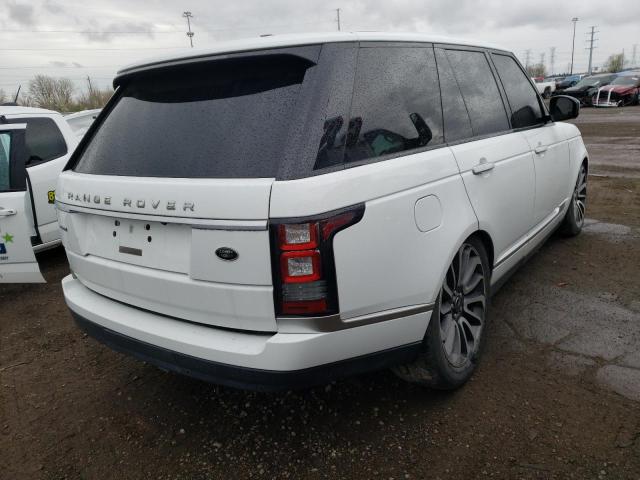 SALGV2TF7EA175125 - 2014 LAND ROVER RANGE ROVE AUTOBIOGRAPHY WHITE photo 3