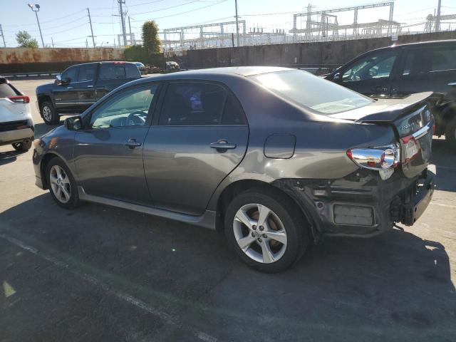 5YFBU4EE5DP174716 - 2013 TOYOTA COROLLA BASE GRAY photo 2