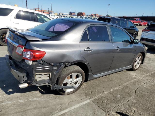 5YFBU4EE5DP174716 - 2013 TOYOTA COROLLA BASE GRAY photo 3