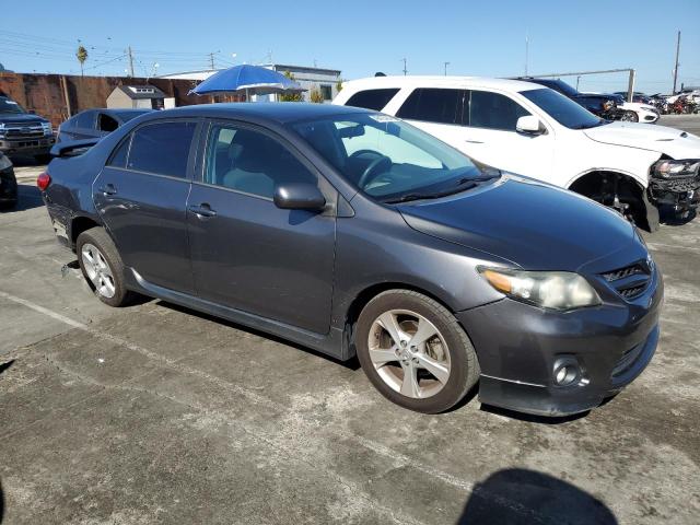 5YFBU4EE5DP174716 - 2013 TOYOTA COROLLA BASE GRAY photo 4