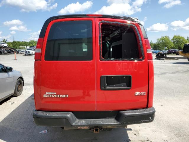 1GTW7AFF4H1127248 - 2017 GMC SAVANA G2500 RED photo 6