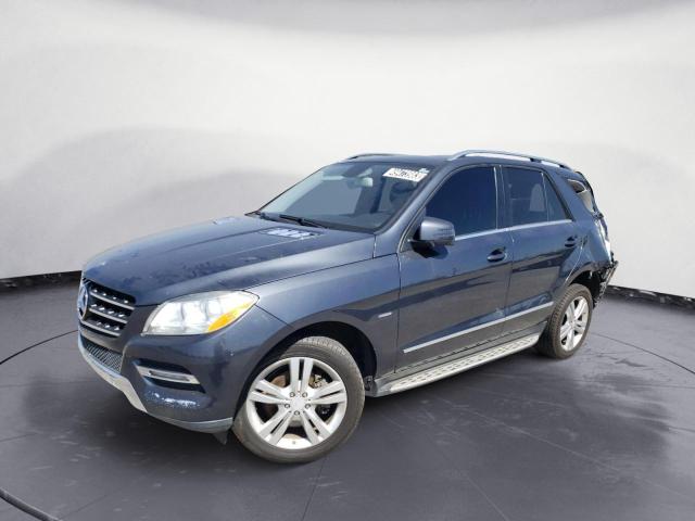4JGDA5HB7CA029149 - 2012 MERCEDES-BENZ ML 350 4MATIC GRAY photo 1