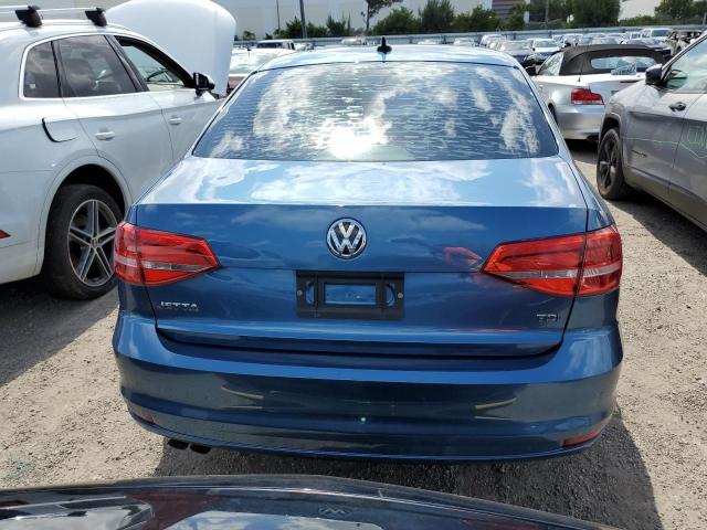 3VWLA7AJ3FM272216 - 2015 VOLKSWAGEN JETTA TDI BLUE photo 6