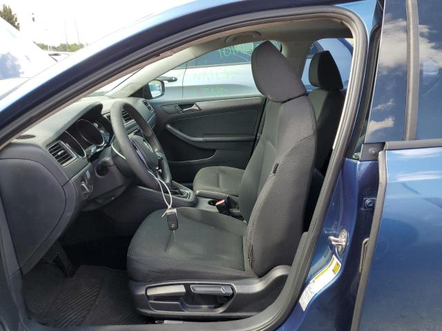 3VWLA7AJ3FM272216 - 2015 VOLKSWAGEN JETTA TDI BLUE photo 7