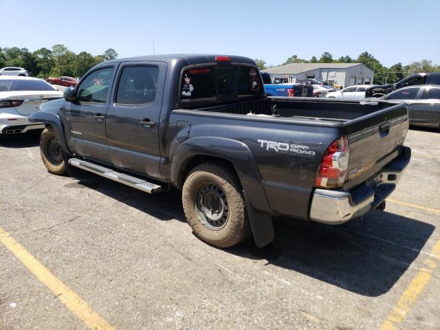 5TFJU4GN3DX030754 - 2013 TOYOTA TACOMA DOUBLE CAB PRERUNNER GRAY photo 2