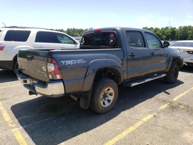 5TFJU4GN3DX030754 - 2013 TOYOTA TACOMA DOUBLE CAB PRERUNNER GRAY photo 3