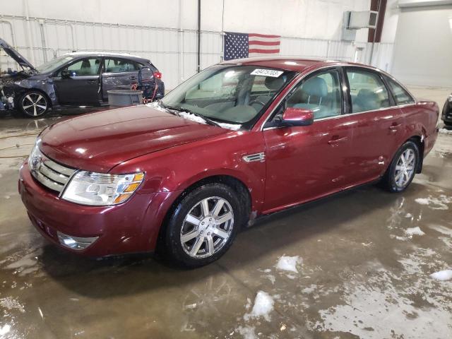 1FAHP24W18G159871 - 2008 FORD TAURUS SEL MAROON photo 1