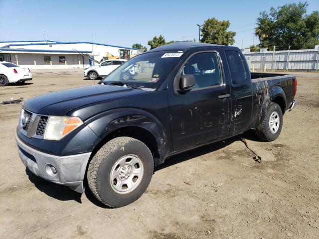 1N6BD06T36C424128 - 2006 NISSAN FRONTIER KING CAB XE BLACK photo 1