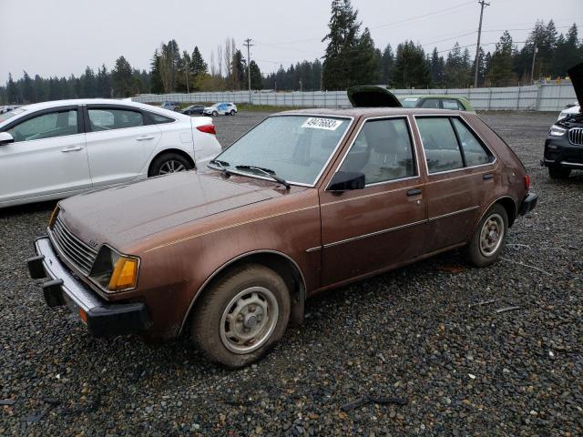 JB3BE4837DU701750 - 1983 DODGE COLT CUSTOM BROWN photo 1