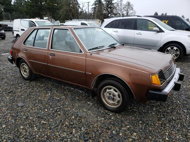 JB3BE4837DU701750 - 1983 DODGE COLT CUSTOM BROWN photo 4