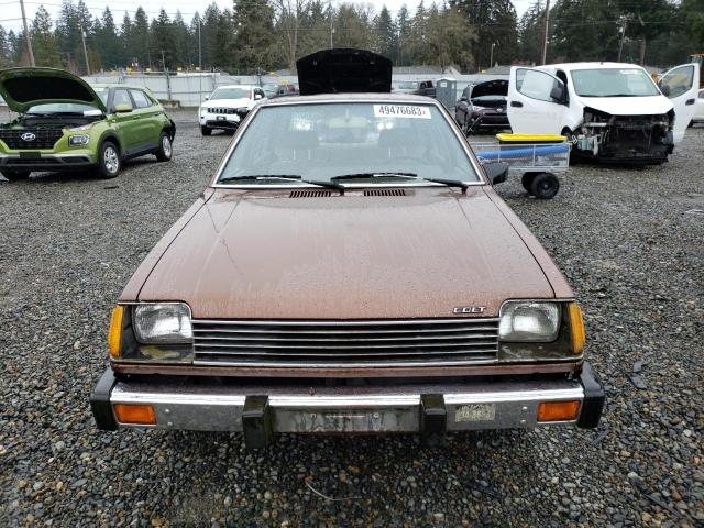 JB3BE4837DU701750 - 1983 DODGE COLT CUSTOM BROWN photo 5