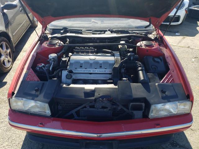 1G6VS3399PU126620 - 1993 CADILLAC ALLANTE RED photo 11