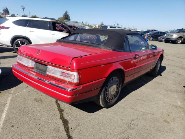 1G6VS3399PU126620 - 1993 CADILLAC ALLANTE RED photo 3