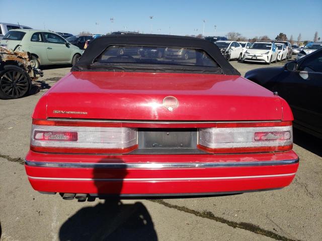 1G6VS3399PU126620 - 1993 CADILLAC ALLANTE RED photo 6