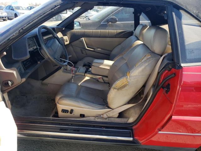 1G6VS3399PU126620 - 1993 CADILLAC ALLANTE RED photo 7