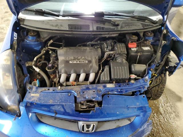 JHMGD38657S041878 - 2007 HONDA FIT S 蓝色 照片 11