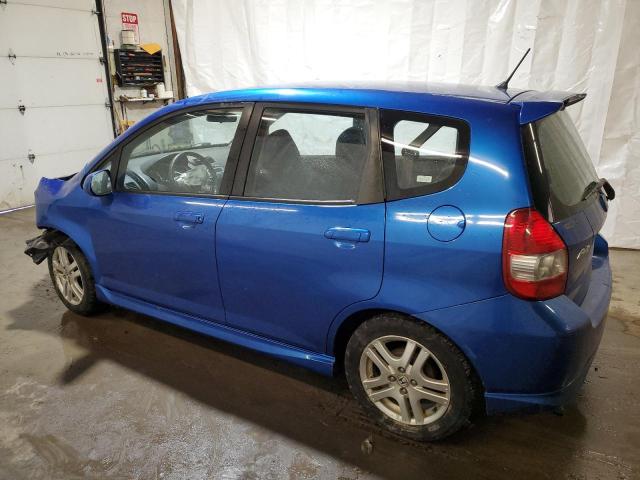 JHMGD38657S041878 - 2007 HONDA FIT S BLUE photo 2