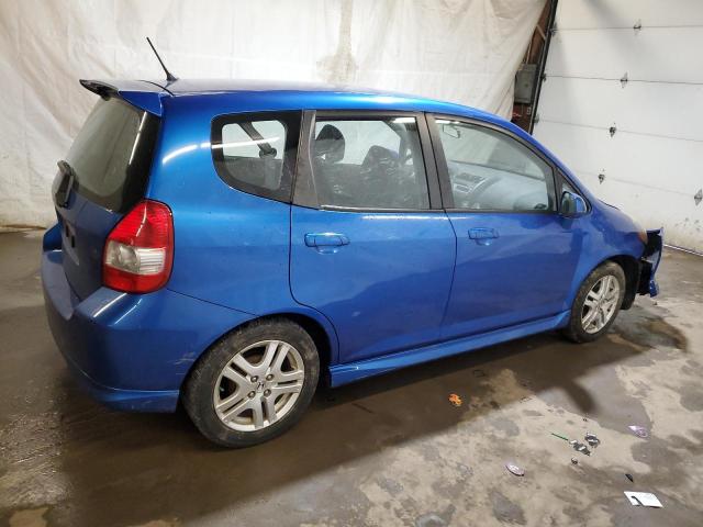 JHMGD38657S041878 - 2007 HONDA FIT S 蓝色 照片 3