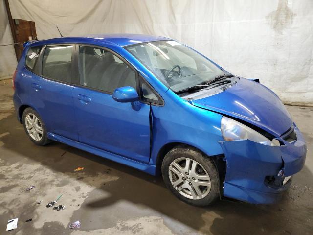 JHMGD38657S041878 - 2007 HONDA FIT S BLUE photo 4