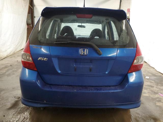 JHMGD38657S041878 - 2007 HONDA FIT S BLUE photo 6