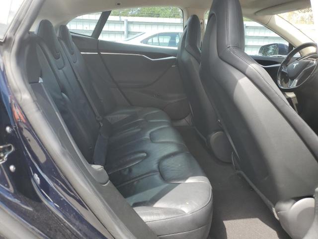5YJSA1H12EFP52042 - 2014 TESLA MODEL S ლურჯი ფოტო 10