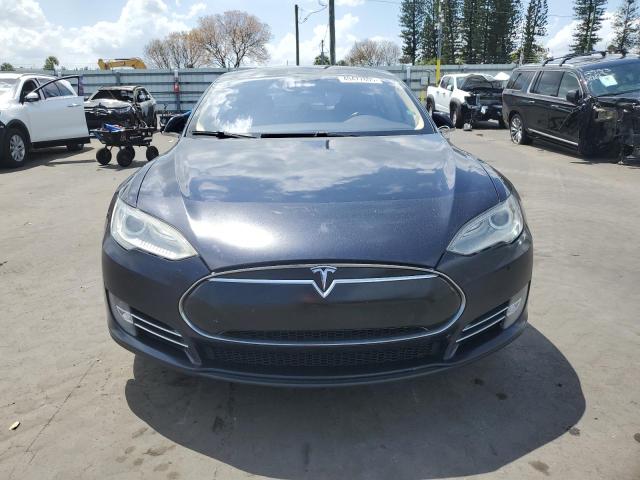 5YJSA1H12EFP52042 - 2014 TESLA MODEL S ლურჯი ფოტო 5