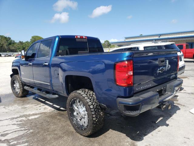 1GC1KXEY1HF158958 - 2017 CHEVROLET SILVERADO K2500 HIGH COUNTRY BLUE photo 2