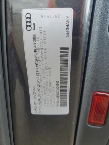 WAUA4CF59KA070569 - 2019 AUDI S5 PREMIUM GRAY photo 13