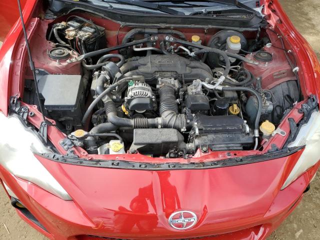 JF1ZNAA18D1724529 - 2013 TOYOTA SCION FR-S RED photo 11