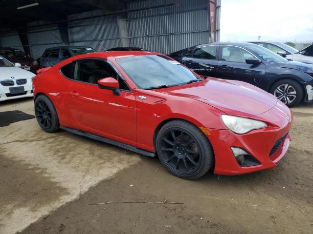 JF1ZNAA18D1724529 - 2013 TOYOTA SCION FR-S RED photo 4