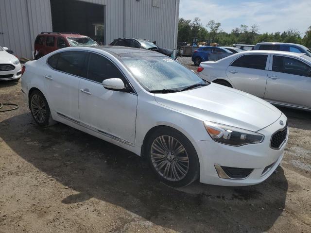 KNALN4D74E5149645 - 2014 KIA CADENZA PREMIUM WHITE photo 4