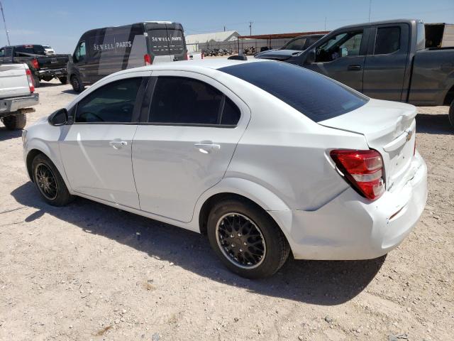 1G1JB5SH4J4117839 - 2018 CHEVROLET SONIC LS WHITE photo 2