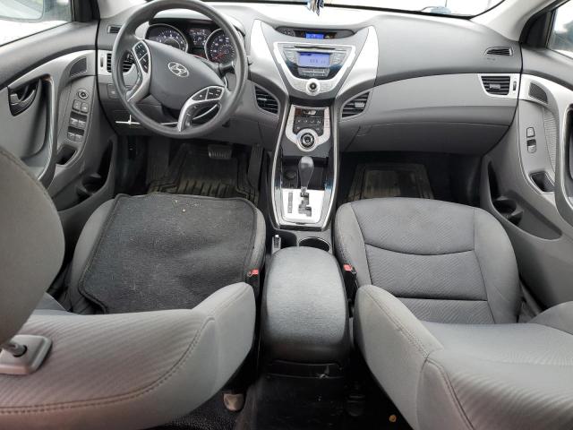 5NPDH4AE0CH062758 - 2012 HYUNDAI ELANTRA GLS SILVER photo 8