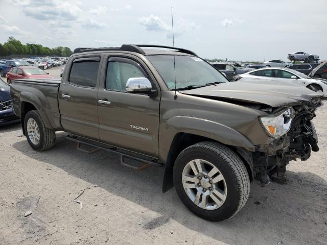 3TMMU4FN0FM081961 - 2015 TOYOTA TACOMA DOUBLE CAB LONG BED GREEN photo 4